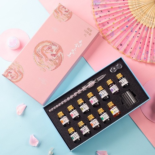 Wholesale glow-in-the-dark pens, fountain pens, ballpoint pens, signature pens, birthday gifts, student gifts, crystal glass pens