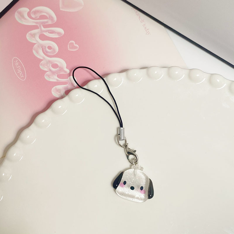 Flash fino Pacha perro cabeza cuerda del teléfono móvil