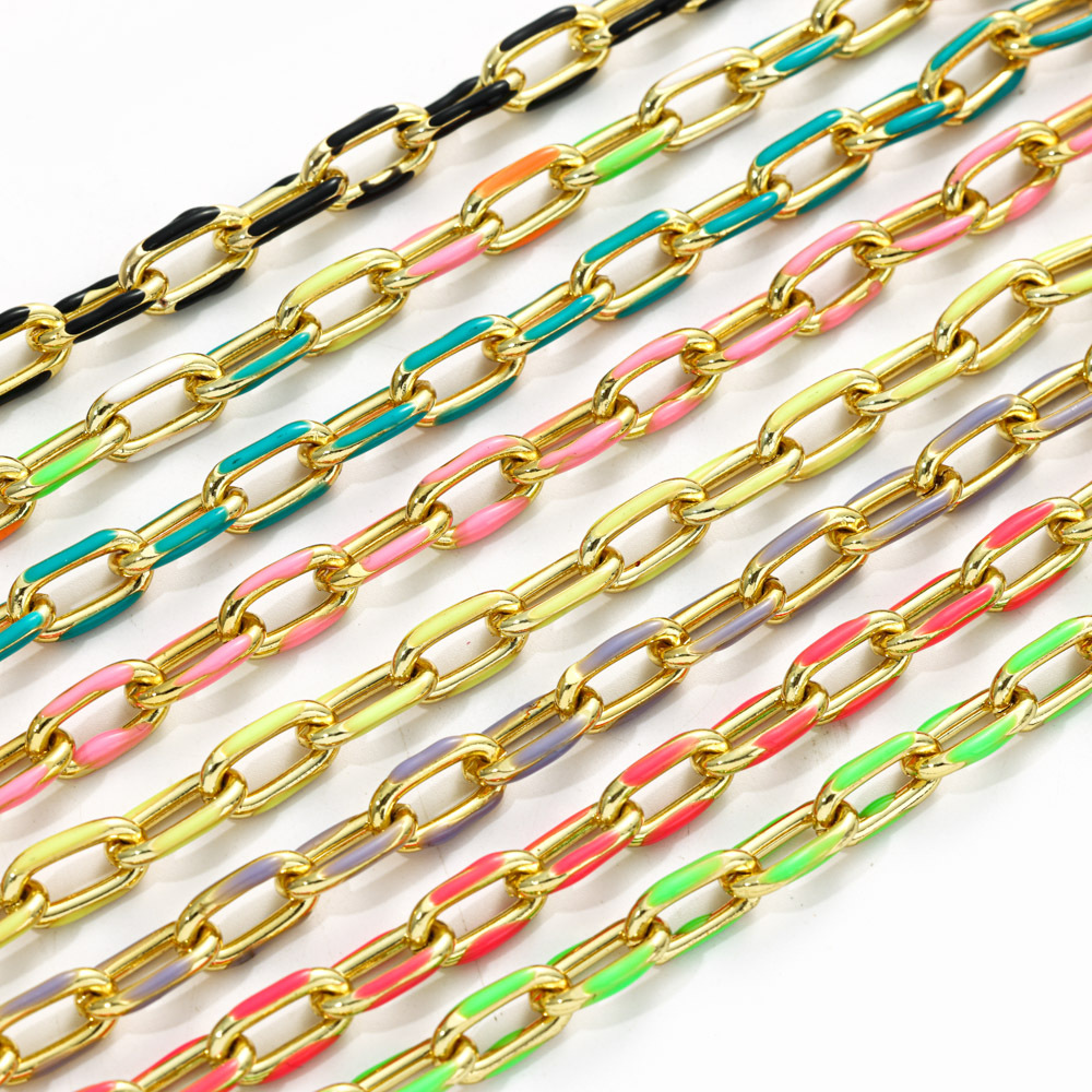 18K Real Gold Plated Plating Material Bracelets Classification Ig Style Oval Copper Bracelets In Bulk