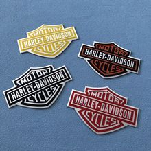 MOTOR CYCLES哈雷车贴 摩托车复古改装金属装饰贴 车身划痕贴铝标
