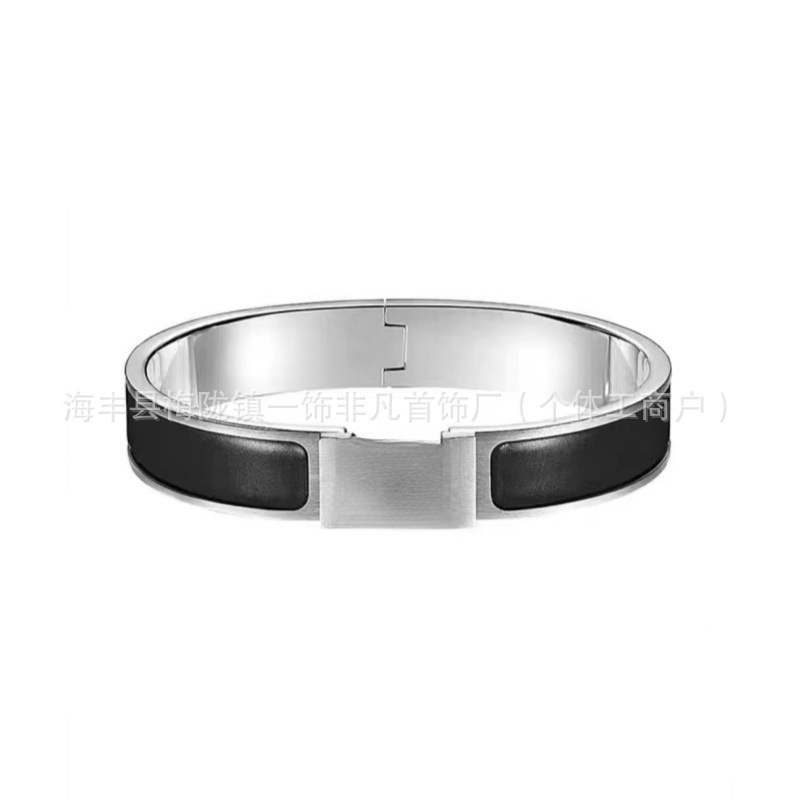 Aijia クロスボーダー精密高品質 H 文字クラシックブレスレットカラーエナメルブレスレットファッションホットスタイル工場直販|undefined