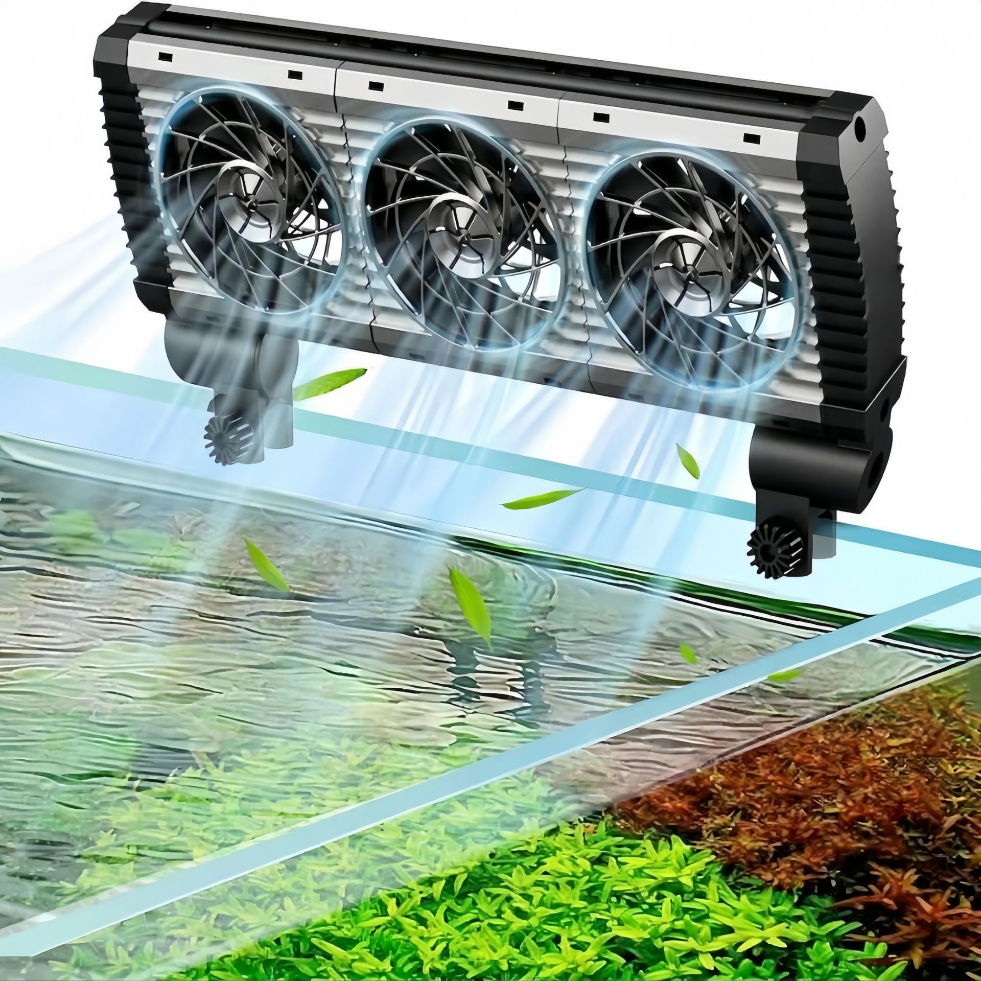 Akvarium Soyutma Fanı, 5 Sürətli Sessiz Su Soyuducu Fan