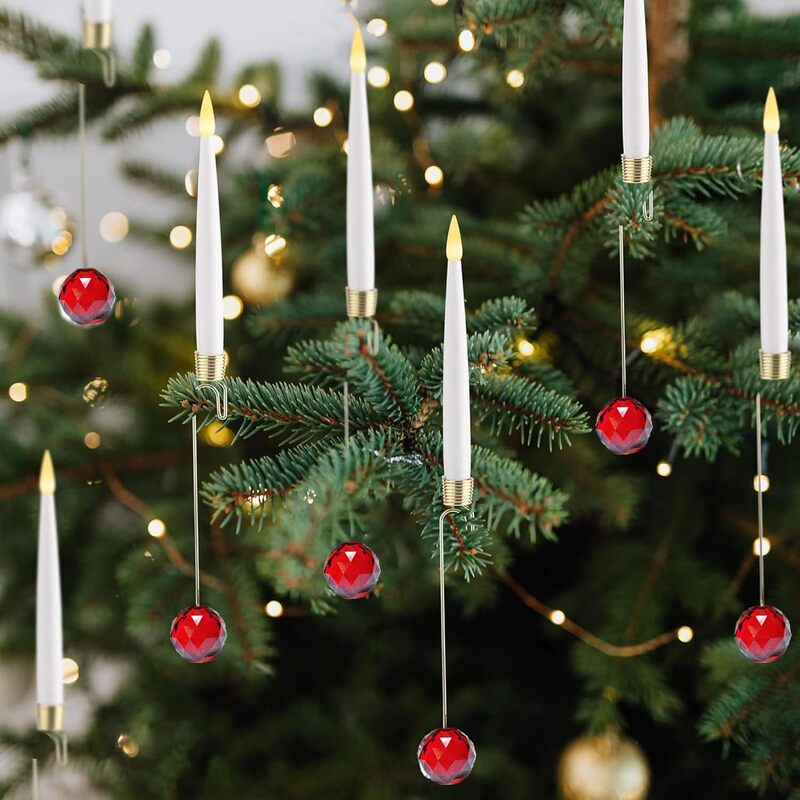 クロスボーダー新品キャンドルクリスマスキャンドルLEDキャンドルインテリア祭り雰囲気装飾キャンドルクリスマスツリーペンダント|undefined