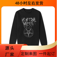 HiM芬兰摇滚卫衣小众民谣摇滚朋克金属风格长袖卫衣