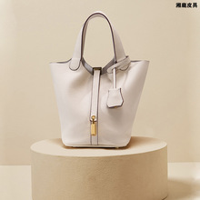 真皮togo头层牛皮2025新款菜篮子包包女士水桶包包女高级感通勤包