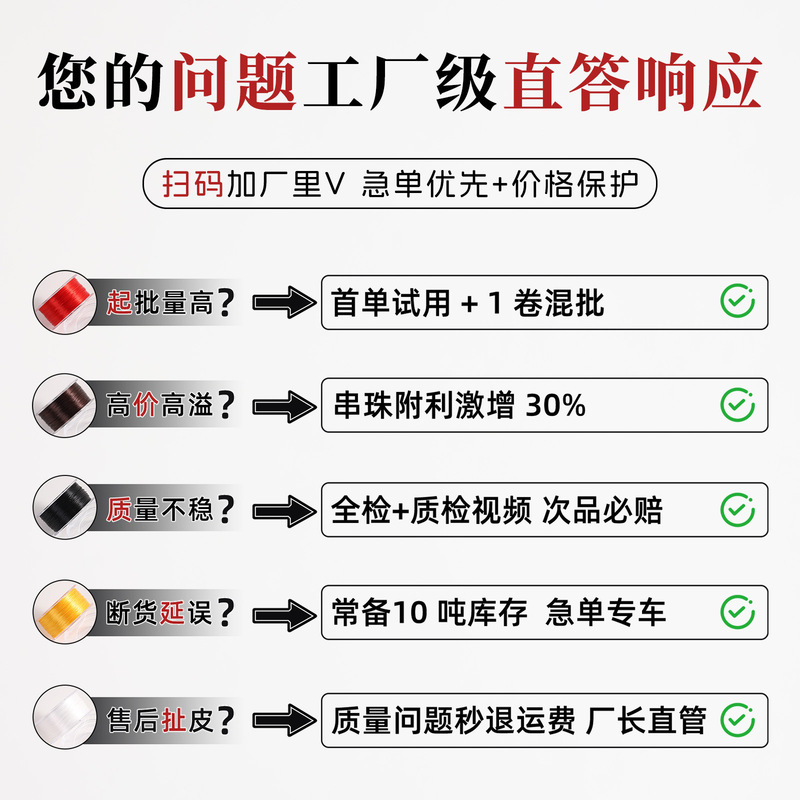 玛瑙珠手链扁丝弹力线串珠手链0.8mm进口透明弹力绳diy穿珠礼品|undefined