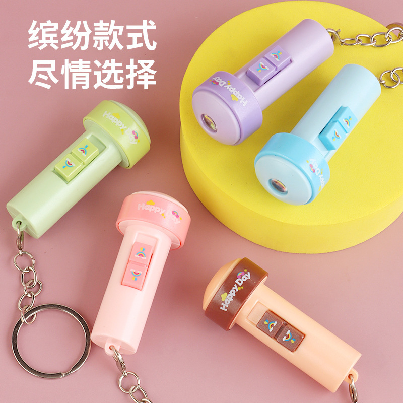 Mini linterna divertida llavero juguetes para mascotas lámpara para gatos lindos colgantes bolsas colgantes pequeños regalos