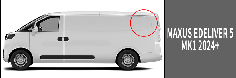 Suitable for Maxus Edeliver 5 Window Visor [Uk]