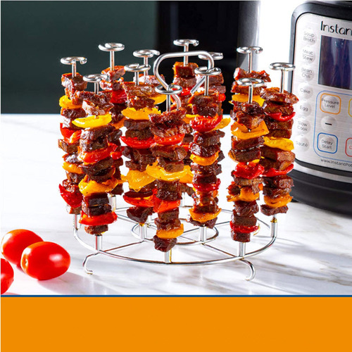 Ninja Foodi Air Fryer Accessories Dehydrator Rack Skewer Vertical Baking Stand 304 Stainless Steel Cross-border Preferred