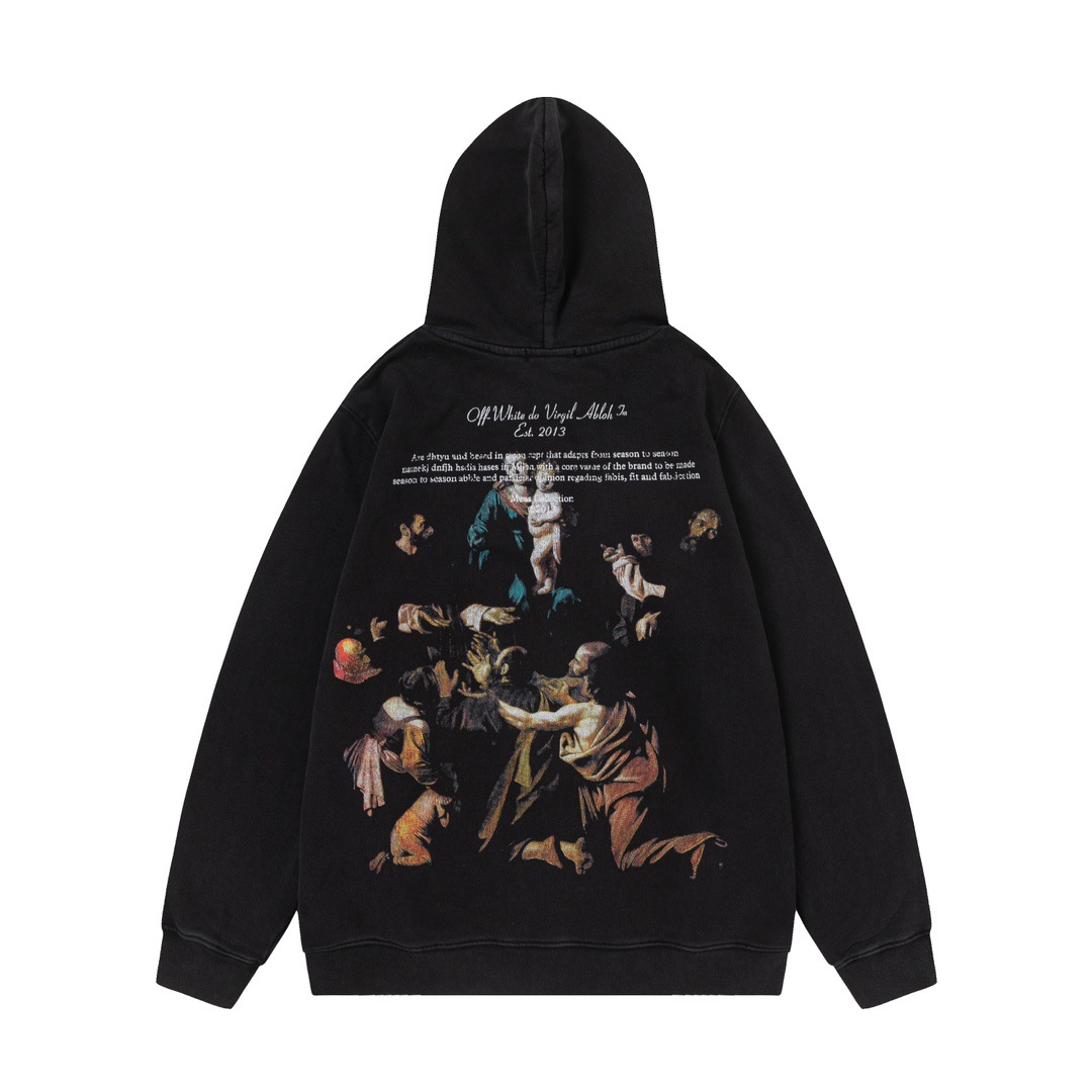 Off-White Caravaggio Hoodie Black
