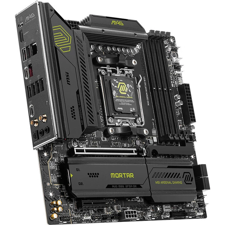 MSI MAG B850M MORTAR WIFI D5 материнская плата формата mATX, совместима с 9700X/9950X