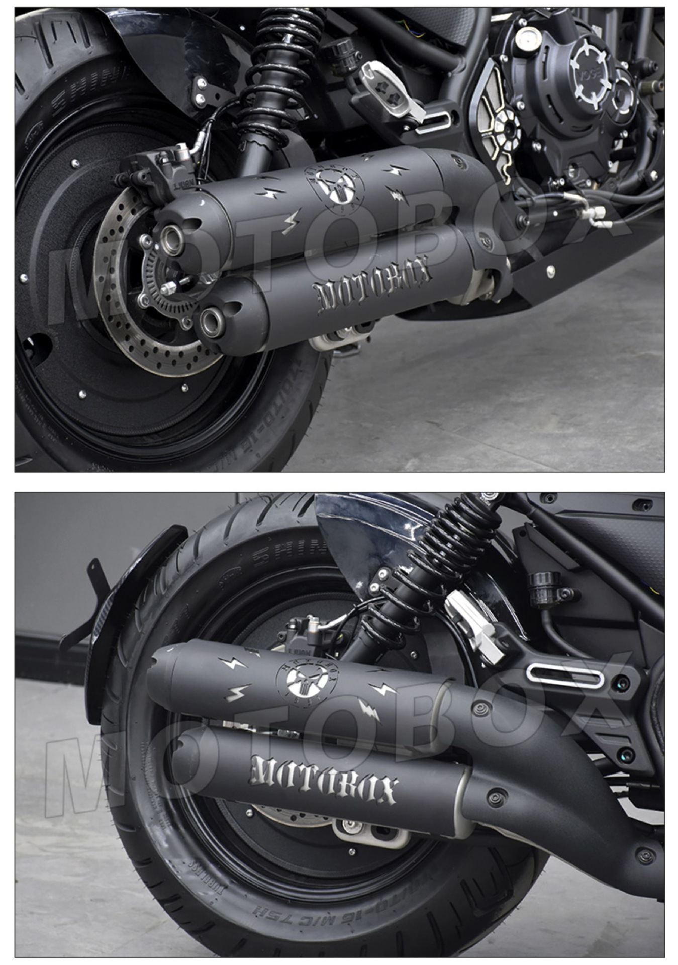 Suitable for the Wuyi CU250/525/625 Chinchilla Napoleon 450 exhaust pipe anti-scald cover blackened protective cover