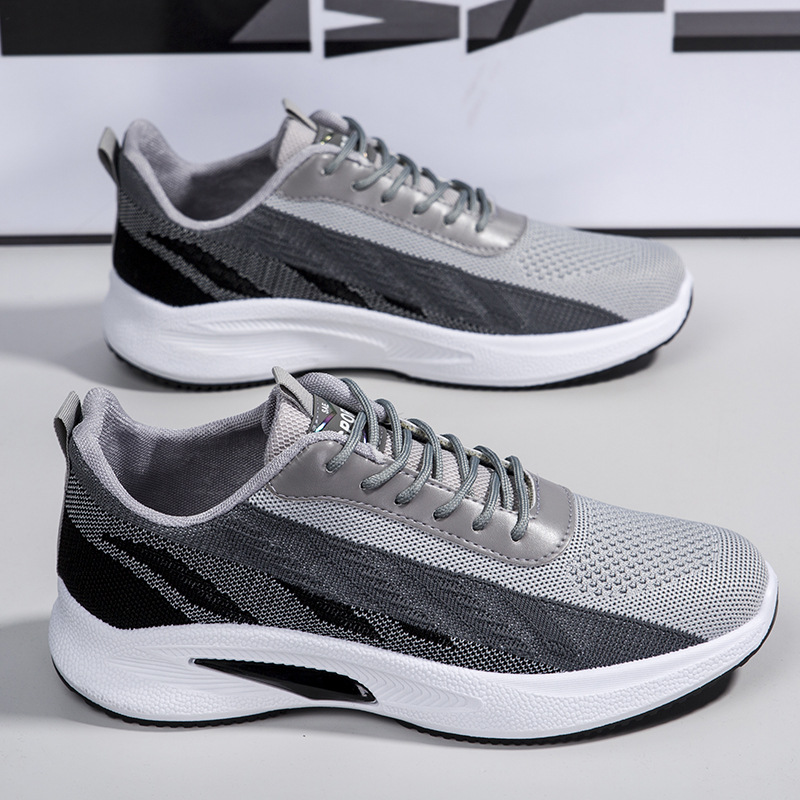 Men Work Shoes Sneakers Mesh Rubber Sole Arch Support Footgear_voghion.com