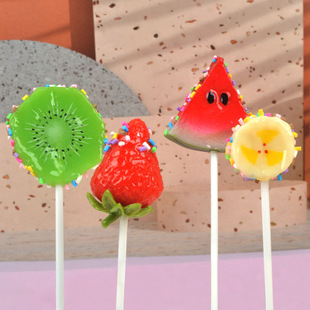 Student Original Cultural and Creative Miniature Food Toys, Simulated Food Models, Campus Food Toys, Simulated Fruit Lollipops