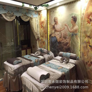 Beauty Salon Background Wall Wallpaper Beauty Skin Care Steam Club Theme Wallpaper Image Wall Mural Customization Manufacturer