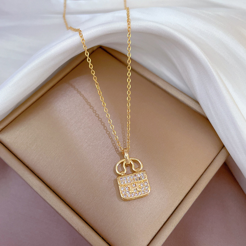 Luxury Micro Diamond Necklace With Transfer Beads For Women_voghion.com