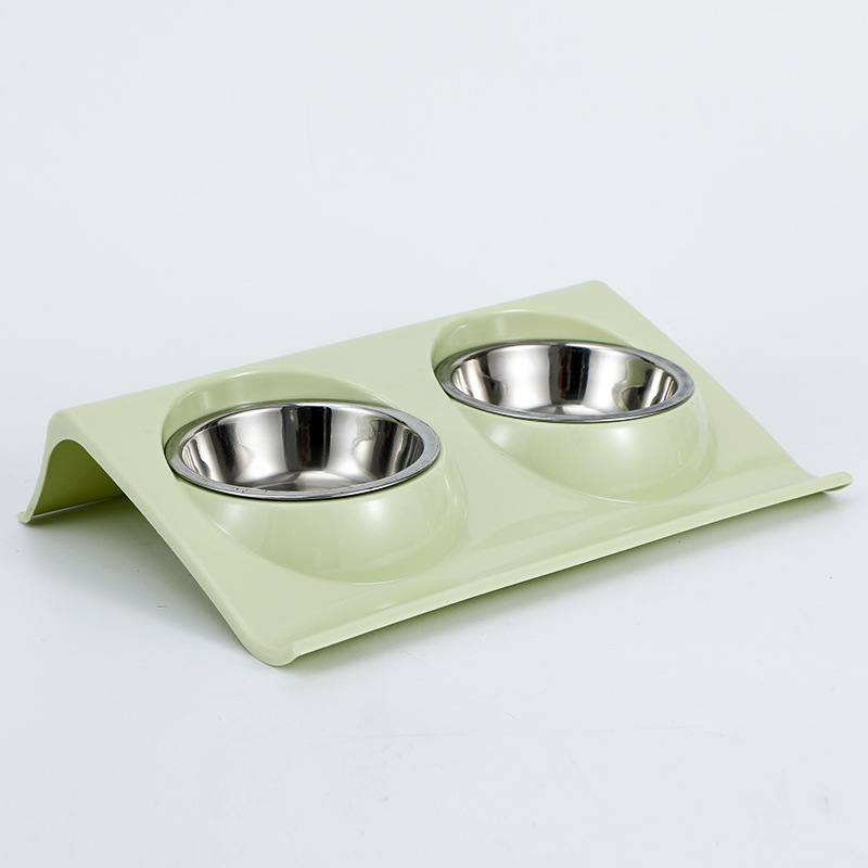 New Cross -border Plastic PP Two -bowl Double Pot Dog Basin…