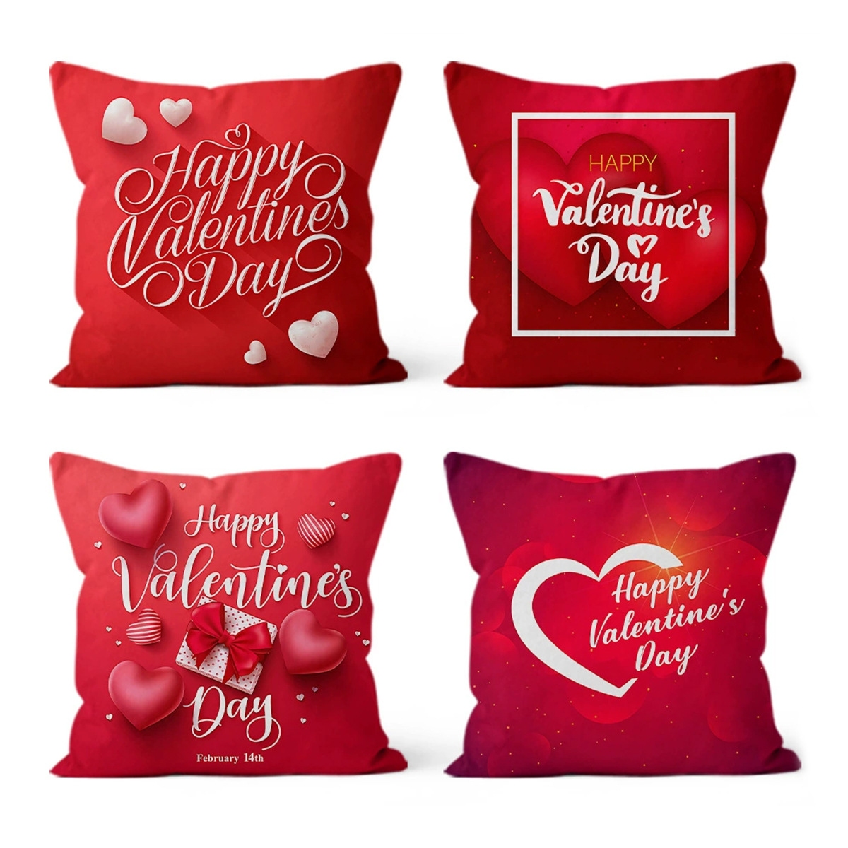 almohada de San Valentín transfronterizo simple nórdica moderna casa sala de estar sofá almohada cama almohada de oficina