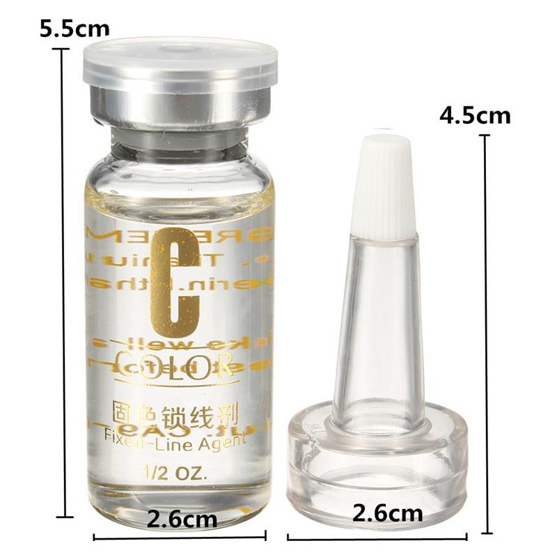 Tattoo CR solid line lock color coat agent auxiliary fastener…