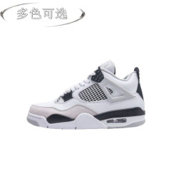 AJ4メンズバスケットボールシューズエアクッションAJ4レディース衝撃吸収スポーツランニングシューズオレオホワイトセメントシューズ純正エアクッションクッション性