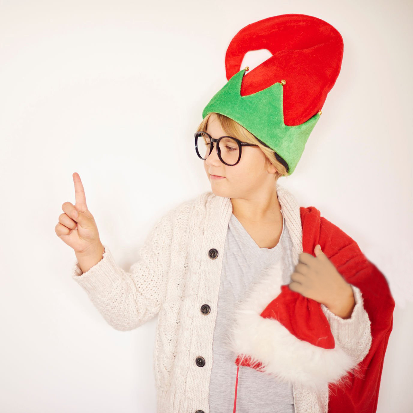 Sombreros de Navidad transfronterizos de genios para adultos niños genios juegan sombreros festivos atmósfera de vestuario accesorios