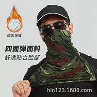 Камуфляжный платок Замшевый шарф с защитой от холода Спецназ Многофункциональная Волшебная бесшовная маска для верховой езды Солнцезащитный крем Разновидности на открытом воздухе