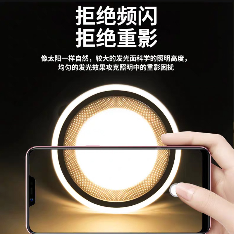 Downlight led 5w luz downlight de cristal tricolor luz de agujero pasillo pasillo sala de estar techo luz de techo empotrada luz de agujero de 7w