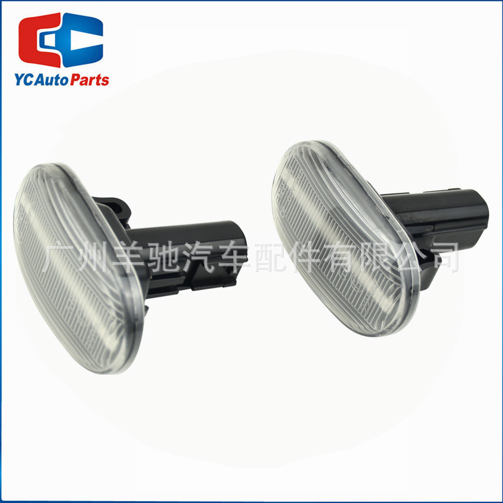 Luces laterales de guardabarros con efecto de agua corriente amarilla, intermitentes laterales, aptas para Suzuki Jimny, Mazda, Chevrolet Cruze.