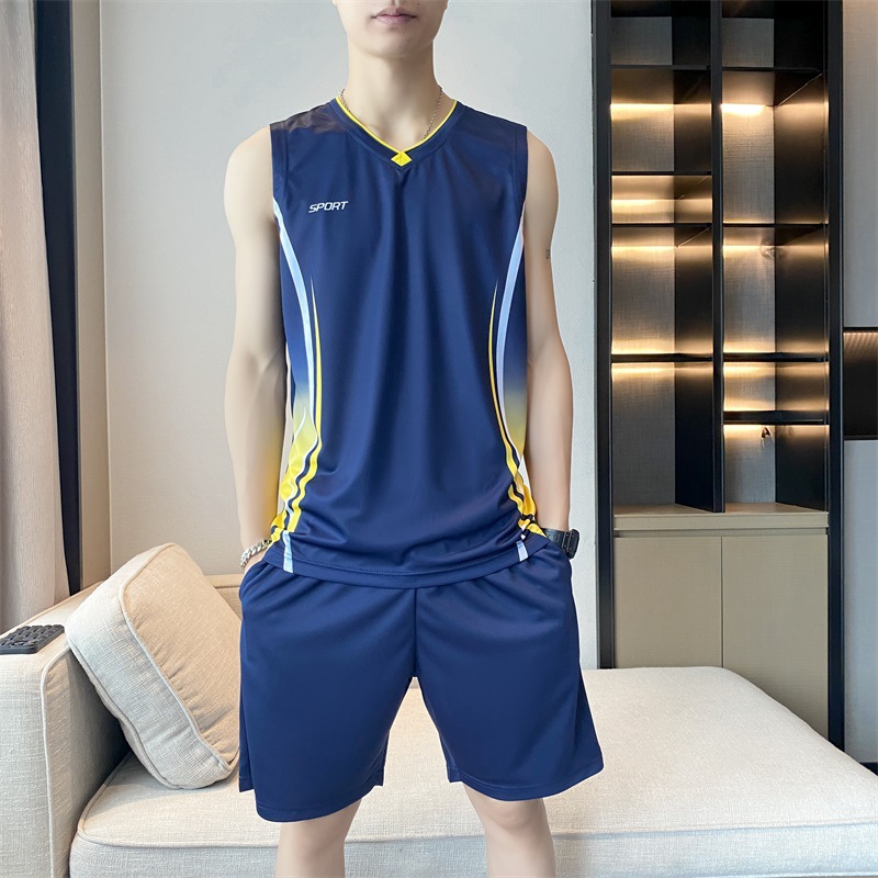 Camisas de baloncesto para hombres de verano hielo seco rápido juego camiseta de entrenamiento deportivo juego de baloncesto para hombres