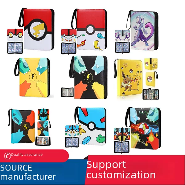 Source Manufacturer Pokémon Game Card Collection Album Pokémon Card Zipper Album Storage Album Card Album