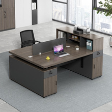 職員辦公桌簡約現代雙面桌屏風工位2/4/6人位自由組合辦公室桌子