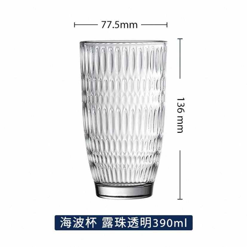 Gorno vidrio temperado tazas de restaurante tazas de té tazas de fresa resistentes al calor tazas de jugo tazas de whisky tazas de vino