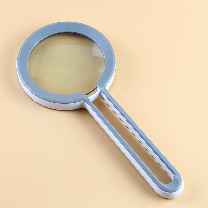 儿童放大镜2021年时尚主流款9002轻巧便携式老人阅读手持式放大镜