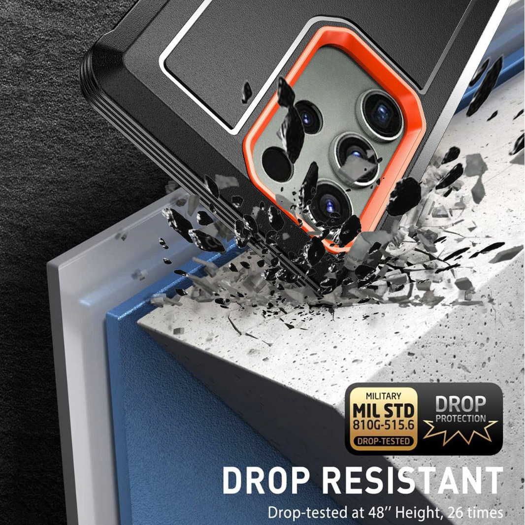 Three proof robot third-generation suitable for Samsung Ultra phone case S23 Pro back clip bracket 2-in-1_voghion.com