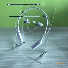 【幻帆】亚克力蓝牙运动围脖式挂脖耳机展示架 耳机架子L型耳塞支