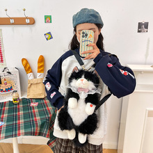 仿真布偶猫背包玩偶可爱猫咪双肩包公仔毛绒玩具娃娃女生儿童礼物