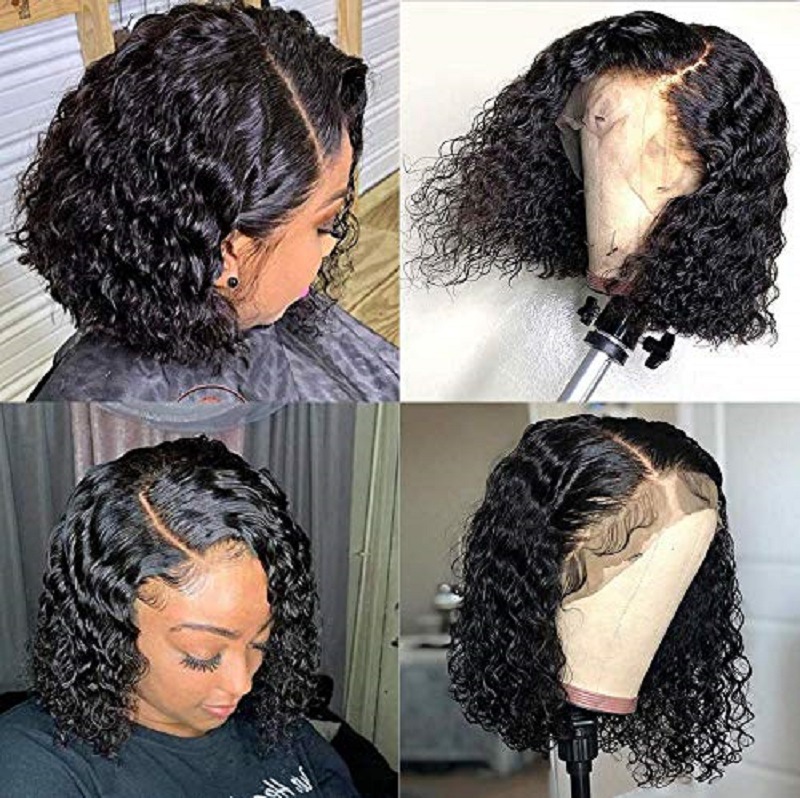 Women's Casual Elegant Simple Style Casual Party Street High Temperature Wire Side Fringe Short Curly Hair Wigs display picture 3