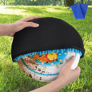 Amazon Frisbee Cleaning Bag Wipe Bag with Hook Suitable for Multiple Models Frisbee Cleaning Pocket Frisbee Storage Bag