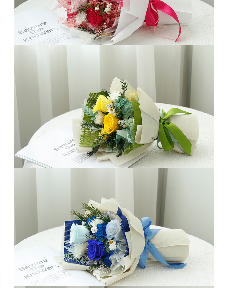 Valentine's Day Romantic Pastoral Flower Artificial Flower Wedding Graduation Birthday Bouquet display picture 2