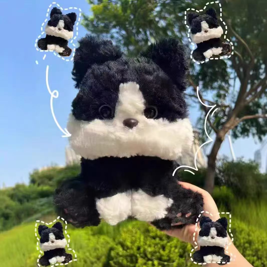 Sitting puppy 35cm / Random colors