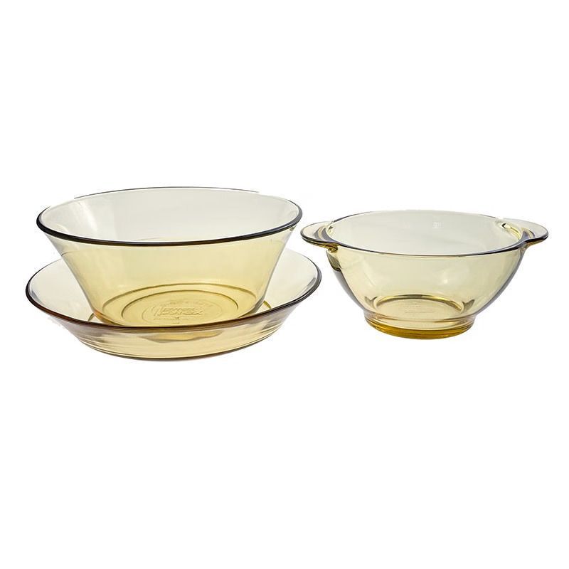 Corning Pyrex Jingli Series Tableware Set of 3 OV-JL-3/KZ/LS Corning Pyrex Jingli Series Tableware Set of 3 OV-JL-3/KZ/LS