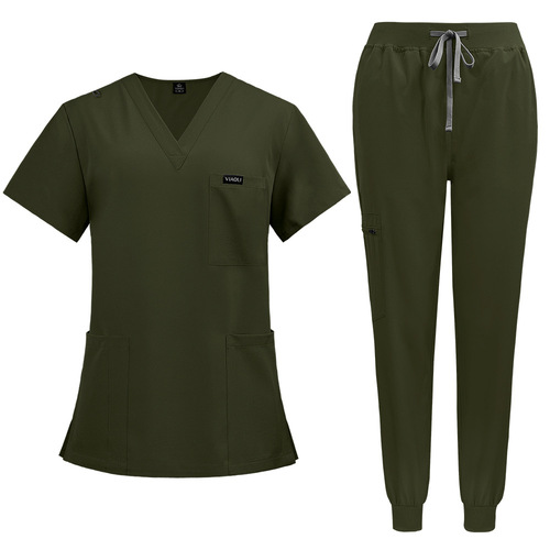 New Color Amazon Operating Room Short Sleeve Scrub Women's Skin Management Nurse Uniform Surgeon Isolation Wear Workwear