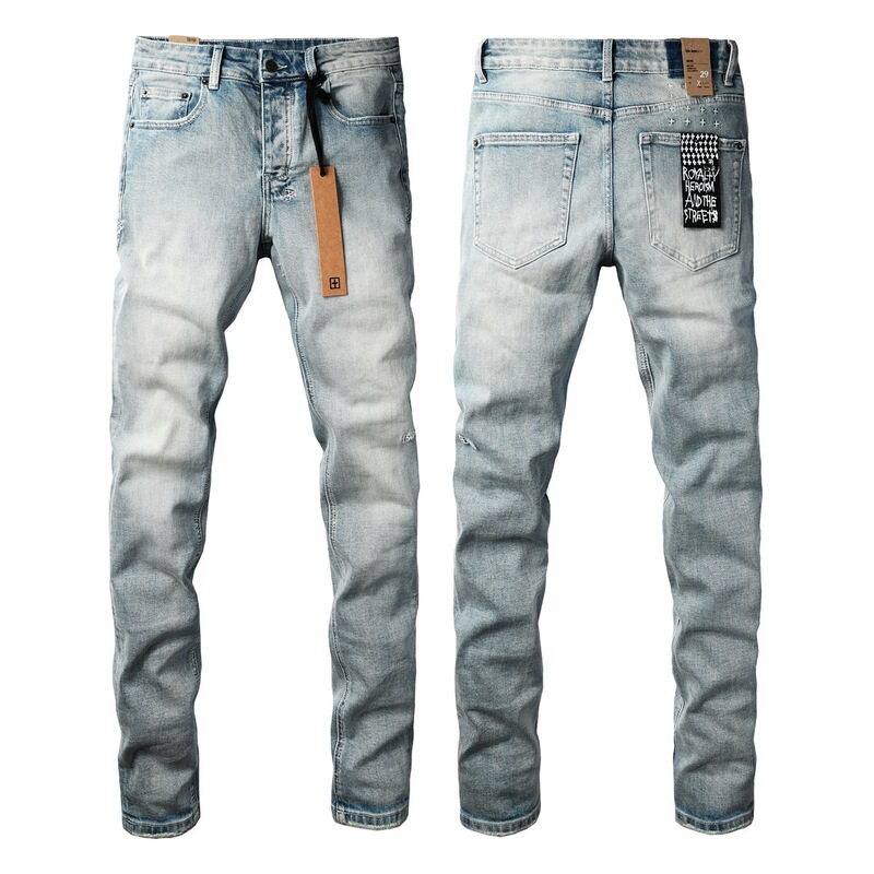 Men's Jeans American Style Slim Fit Skinny Trendy Brand Ripped Patch Temu Jeans 3032 Men's Jeans American Style Slim Fit Skinny Trendy Brand Ripped Patch Temu Jeans 3032