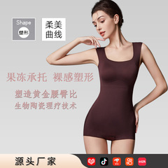 春夏の無傷の通気性の三角のタイプのやせている服は腹を収めてお尻を持ち上げて形を整えて腰を束ねることを免れます。