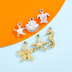 オーシャンシリーズペンダントアクセサリーペンダントクラシック光沢のある合金ジュエリーアクセサリー diy ブレスレットネックレス衣類材料