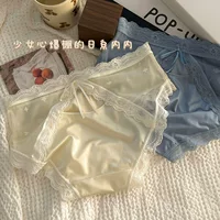Японское летнее нижнее белье, дышащие быстросохнущие комфортные кружевные брюки, сексуальные хлопковые штаны