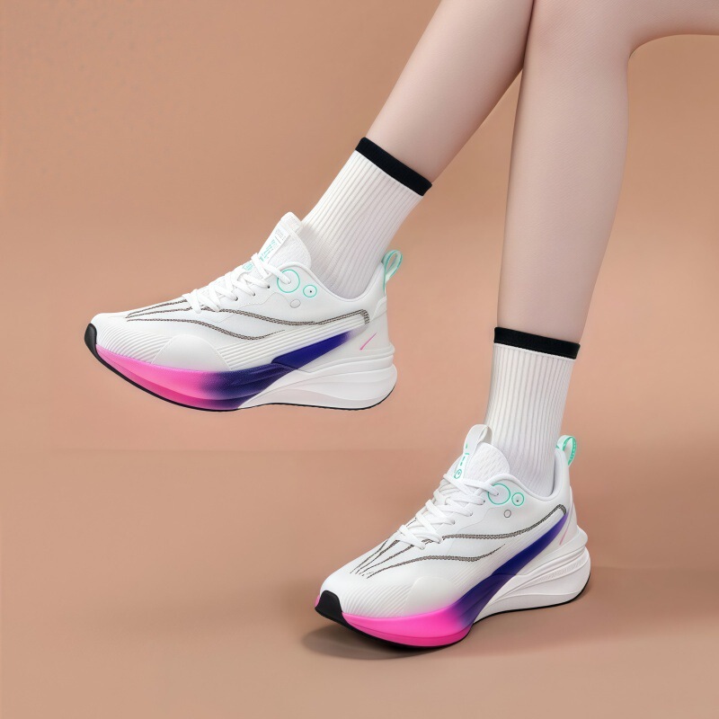 2025 New Model Physical Examination Carbon Plate Red Rabbit 8Pro Women's Sports Running Shoes Shock-Absorbing Training Special High School Entrance Examination Physical Examination Shoes