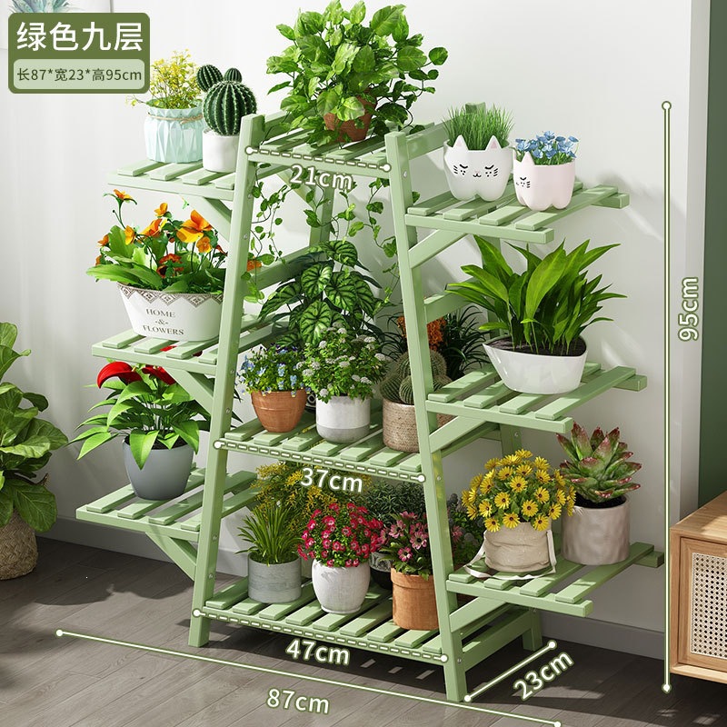 Estantes de maceta de flores de plantas modernas salas de estar tipo piso a piso balcón estantes de flores estantes de flores de Ratán interiores estantes de flores de lujo ligero