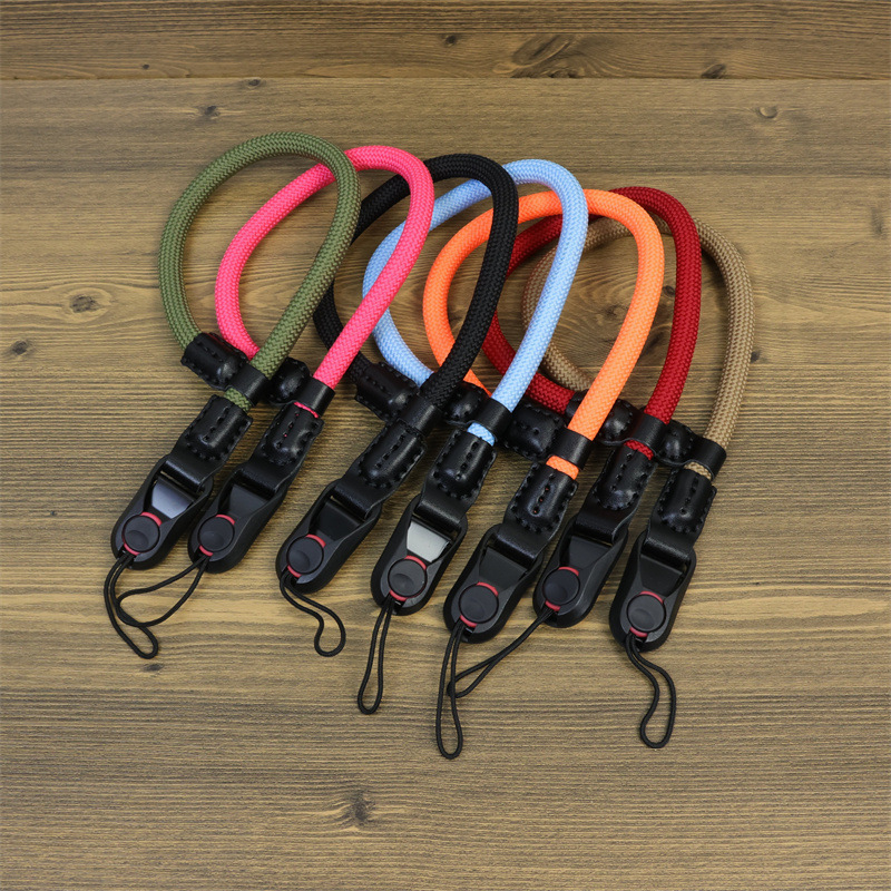 New Round Rope Camera Strap Crossbody Strap with Quick-Release Buckle, Suitable for Dslr Portable Wrist Strap