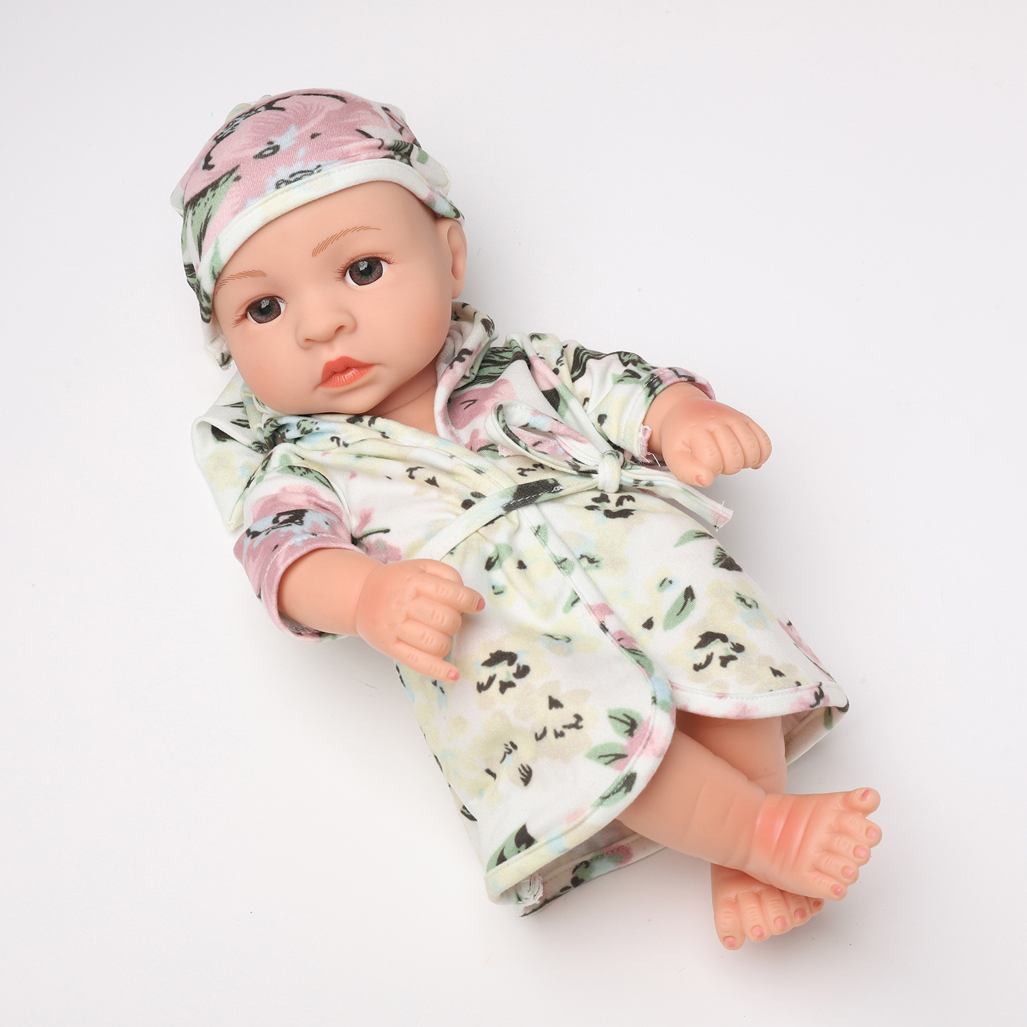 Simulación bebé renacido muñeca 30cm vinilo muñeca suave pegamento bebé dormir calmante niños jugar casa juguete